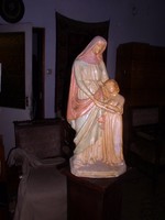 Egyházi szobor / Szent Anna a gyermek Szűz Máriával