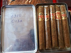 Kubai szivar 1986 Castrotól ajándék