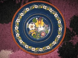  HATALMAS,kerámia tál, tányér, Szénási Vásárhely, 42x 7 cm (16)