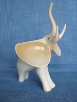 Hollóházi porcelán elefánt