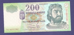 200 Forint 1998  "FC " Sorozat UNC ​3 db Sorszámkövető
