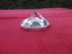 Csiszolt üveg-gyémánt forma dekoráció-dísz