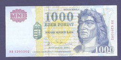 1000 Forint 2002  " DB  " Sorozat UNC ​