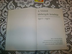 Novák István: A Vasas labdarúgók krónikája 1911-1971 