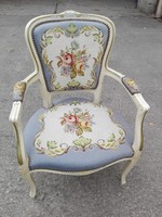 Barokk kézi gobelines karosszék,fotel 