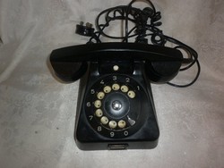 régi cb 55 bakelit tárcsás telefon