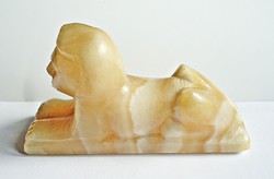 Onix stone carved sphinx