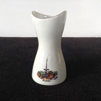 Aquincumi porcelán Miskolci emlék váza