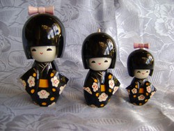 Eredeti japán KOKOSHI babák 3 méretben
