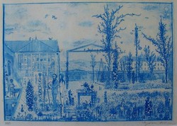 Gross arnold: Torda studio i. Extremely rare, early etching