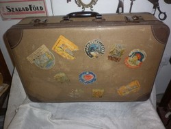 Régi bőrönd koffer