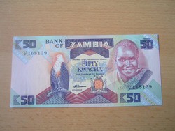 ZAMBIA 50 KWACHA ND (1986) (1986-1988) 