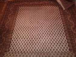 Vastag perzsaszőnyeg használt kézi csomózott keleti perzsa szőnyeg