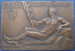 Danube bp, rowing association berán l 1940 plaque
