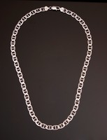 Gyönyörű, Gucci fazonú férfi ezüst nyaklánc (55 cm)