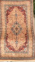 Gyönyörű Kashmir gyapjú perzsa szőnyeg 91x166-cm
