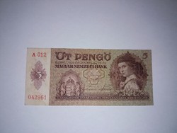 5 Pengő 1939-es  bankjegy!