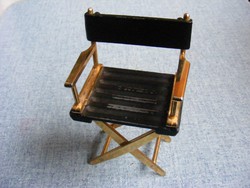 Mini fém rendezői szék