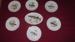 1818 Bavaria halas lapost tányér szett + húsos tál 