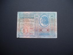 100 korona 1912 bélyegzés nélkül