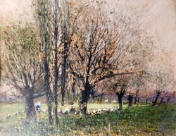 Istvánffy Gyula(1857-1943) Virágzó fák