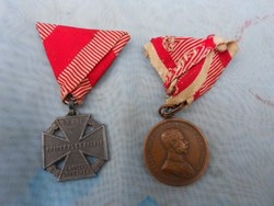 Első Világháborús kitüntetések.Ferencz József.