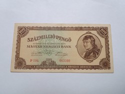 Százmillió  Pengő 1946-os   bankjegy!