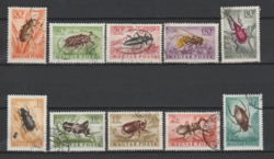 1954 Rovarok bélyegzett teljes sor