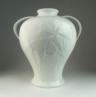 0N635 Szecessziós Herendi porcelán váza 24 cm