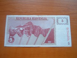 SZLOVÉNIA 5 (TOLARJEV) ND 1990