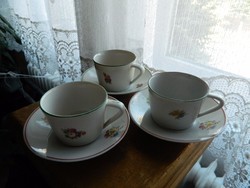 Old Hólloháza 3-person coffee cup set