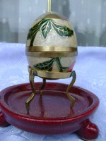 Faberge stilusú tűzzománc tojás ritkaság
