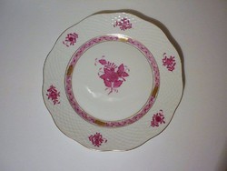 Herendi lila Apponyi mintás tányér 6db 20,5 cm átmérő! Hibátlan