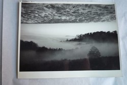Köd és felhőképződés a Mátrában 1955 fénykép