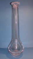 Nils Landberg design 24,5 cm jelzett eredeti Vintage Orrefors kristály váza