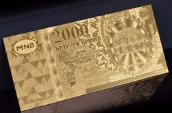 EXTRA  SZÉP ARANY MILLENIUM 2000 FORINT 