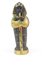 0O120 Egyiptomi szarkofág múmiával 15 cm