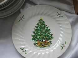 Myott Meakin angol karácsonyi dekoros tányér
