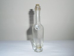 Antik kis üveg palack - gyógyszertári gyógyszeres - 0.05 L