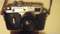 ZORKI - 4 K - régi analóg,mechanikus orosz fényképezőgép.