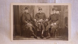 Katonák háborús fotó , képeslap Bajcsy Zsilinszky Endre hagyaték
