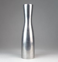 0O230 Art deco alumínium gyertyatartó 20 cm