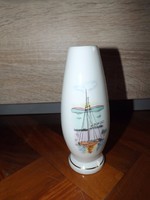 Aquincum porcelán váza Balaton 16 cm