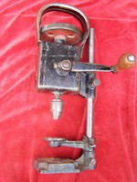 Antik állványos (oszlopos)  fúrógép
