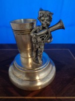 Figurative argentor toothbrush holder approx. 1900