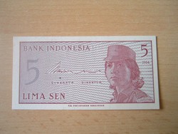 INDONÉZIA 5 SEN 1964