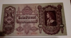 1930-as sorszámos 100 Pengő MINTA Perforációval