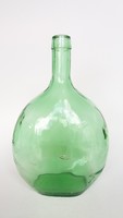 Régi palack sonkaüveg zöld üveg 34 cm