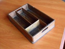 Antik fa tároló doboz (varródoboz)