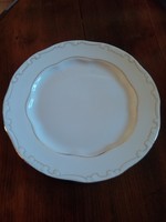 1 db Zsolnay tollazott porcelán lapos tányér 